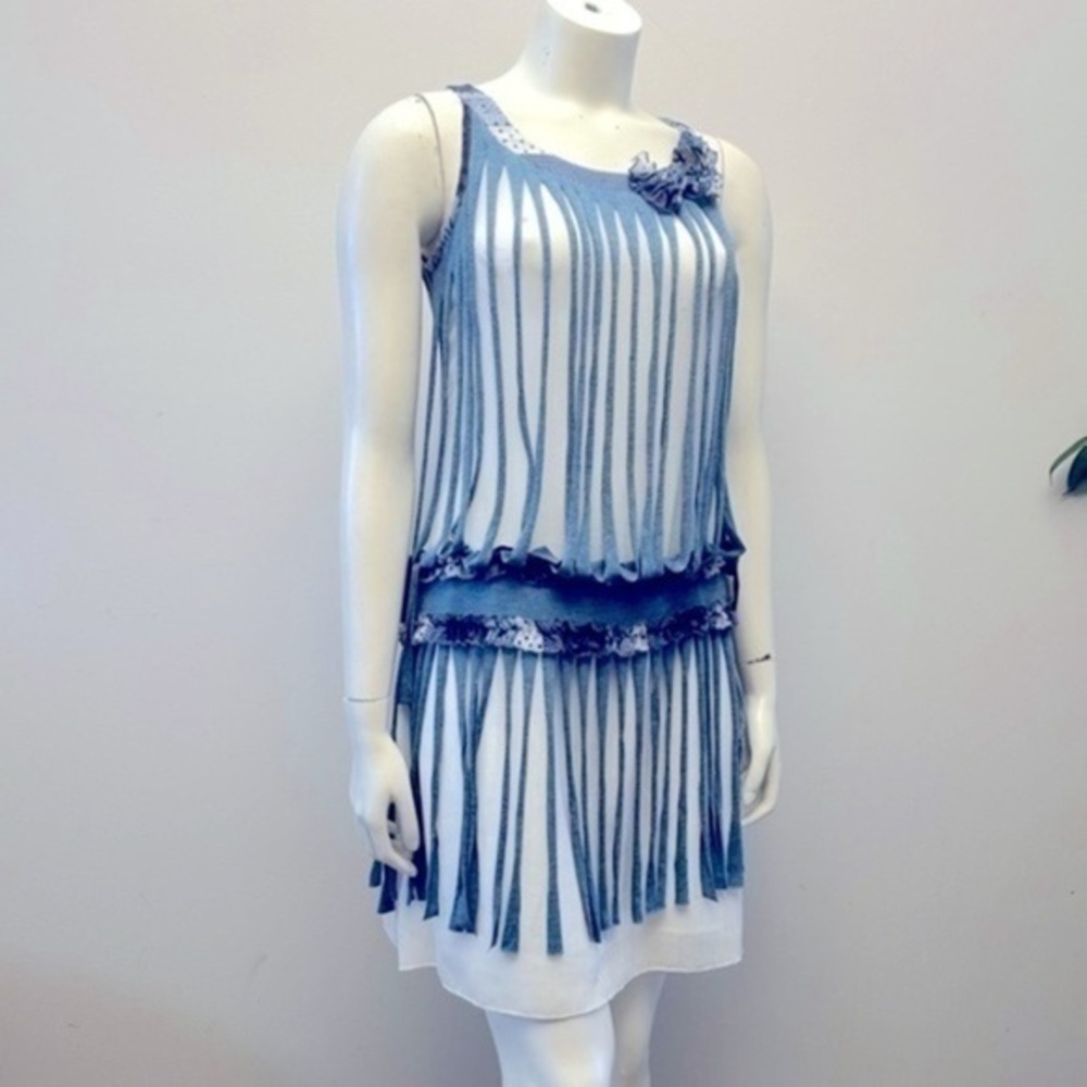 FARINELLI unique boho sleeveless dress. Size small (4-6). Excellent condition.